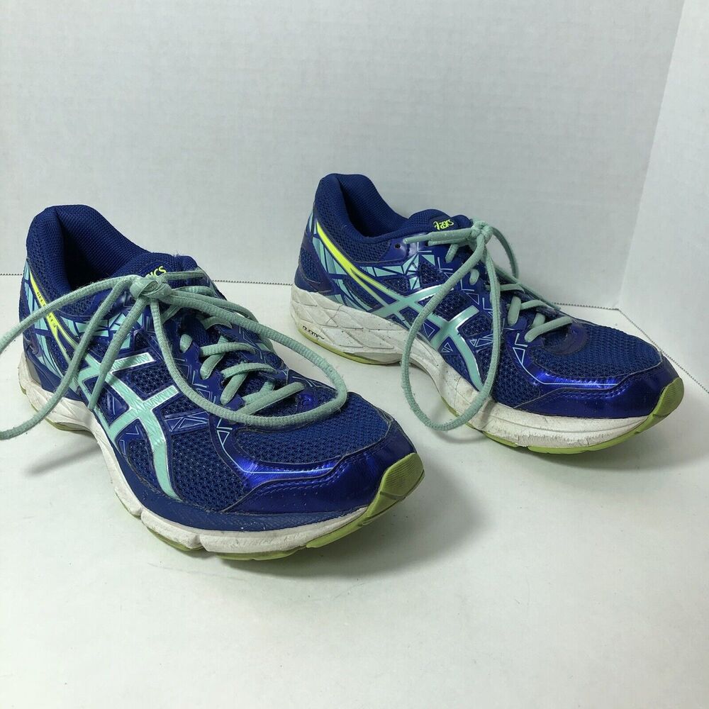 Asics Shoes Womens Size 9 Blue Teal Gel Exalt 3 Duomax Running Walking T666N E1